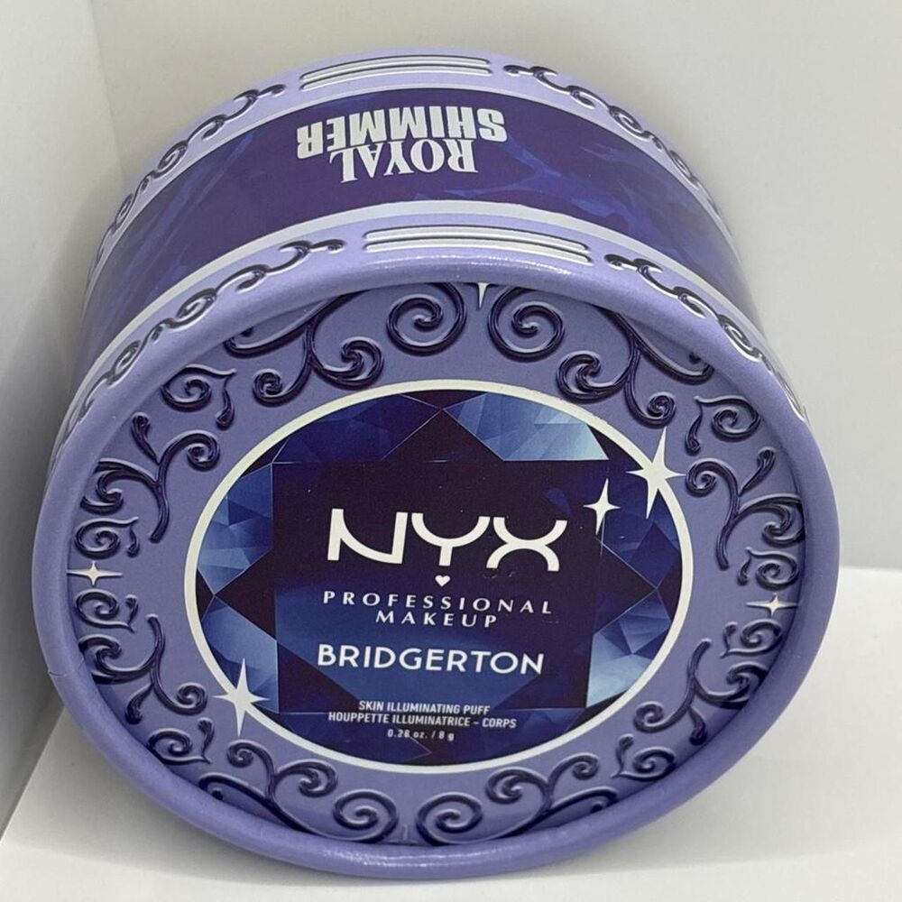 NYX Bridgerton Skin Illuminating Puff in Royal Shimmer BRGB101 Gilded in Gold